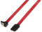 PRENDELUZ Cable SATA de datos acodado, 0.5 m, con anclajes, ideal para conexiones seguras entre discos duros y placas base.