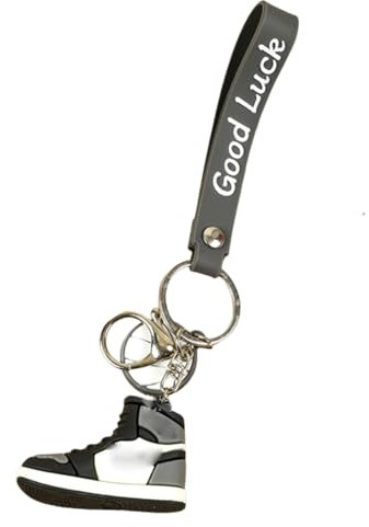 porte clef cadeau couple Porte-clés chaussure de basket noire