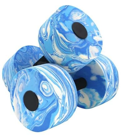 wisoolkic Mancuernas para ejercicios acuáticos para clases de aquagym | Equipo de ejercicio en piscina para adultos de espuma, A