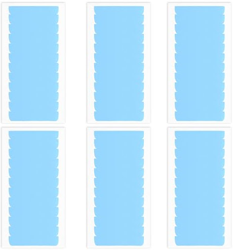 wilcractk Extensiones Adhesivas Para Pelucas Cintas Dobles Resistentes Al Agua Y Sudor 72 Unidades En Color Azul Ideal Para Fijación Segura En Cuero Cabelludo Y Prótesis Capilares