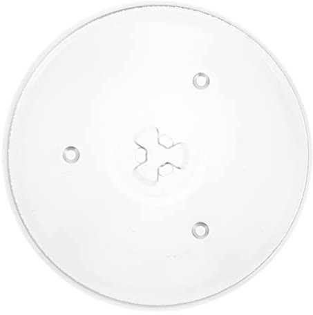 Holibanna Drehteller Für Mikrowelle Ersatz Für Teller Tablettabdeckungen Kochmikrowellenteile Glas Weiß