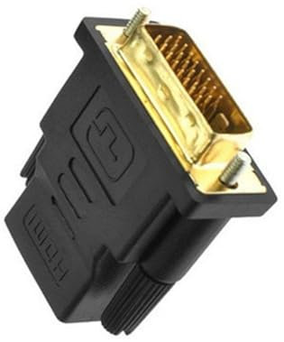 Plug and play digital visual interface to HDTV. Portable support PC display card monitor HDTV projector connection female to male