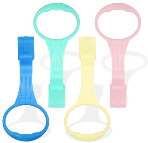 4 Maniglie per Recinto Bambini, maniglie rimovibili per lettino da campeggio e maniglie per culla neonato. Aiuto per alzarsi e imparare a camminare per bambini, adatto a box, lettino e passeggino