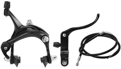 WXYDEDIAN bremshebel Fahrrad Vorder-/Hinterrad-Fixie-Bremsen-Set, Seitenzug-Bremssattel-Bremsen, Fahrrad-Set fahrradbremsen(BlackbrakeFront-a)