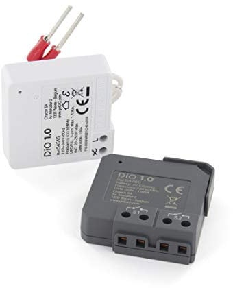 Kit va et vient récepteur + émetteur 250W - Blanc - DiO