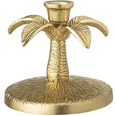 Bloomingville Kerzenständer, goldfarben, Aluminium, 48601122