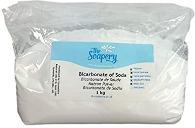 Sodium Bicarbonate of Soda 1kg - 100% Pure for Bath Bombs, Cleaning and Baking - Food Grade