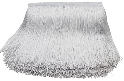 Yalulu - 10 metri lunghezza 15 cm larghezza, nappe, seta, frange, tagliato, costume, ornamento tessile, pizzo, accessori, da cucito