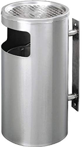 Danieli Posacenere da Muro Con Gettacarte Esterno | Griglia Acciaio | Ø 25 x 51 cm | 12 L | CEP011/P-SI