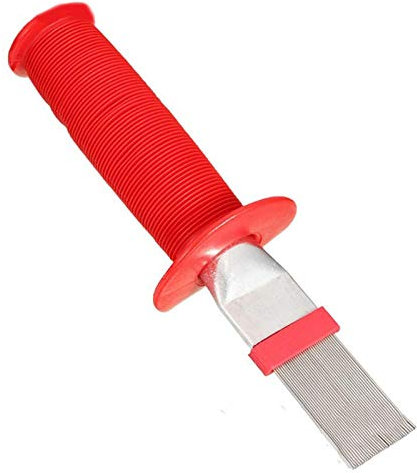 ulapithi HVAC-Lamellenkamm Zum Richten Maanlage Lamellen Kamm Kondensator Reinigung Kamm KüHl Werkzeug Reparatur Werkzeug HVAC Fin Comb Richtreinigungsbürste Rechen