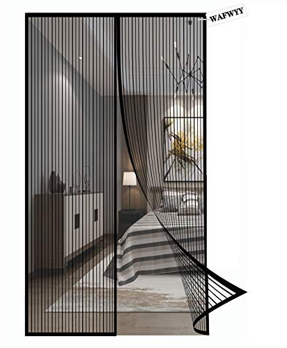 Magnet Fliegengitter Tür Insektenschutz, Der Magnetvorhang Ist Ideal Für Die Balkontür, Kellertür Und Terrassentür, Wohnzimmer Schiebetür Terrassentür