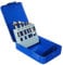 Ticfox 6pcs HSS 90 Degree Countersink Drill Bits Set Metal Woodworking Chamfering Cutter 6.3-20.5mm (Blue tin box packaging)