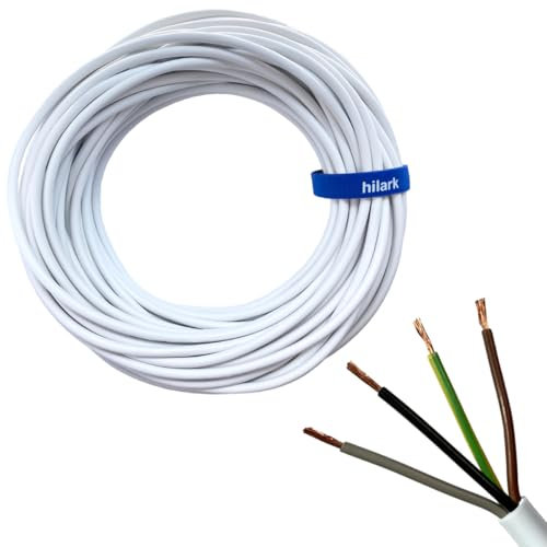 Kabel H03VV-F 4x0,75 mm2 (4g0,75 mm2) weiß 100m Hilark