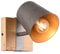 Trio Leuchten Wandspot Bell 801900167, Metall Nickel antik, Holz, exkl. 1x E14
