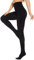 DUCMODA Damen Strumpfhose 80 DEN 29 Farben Elastisch Feinstrumpfhose Blickdicht Pantyhose Bunte Damenstrumpfhosen,Schwarz,S