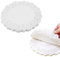 Papierdeckchen, 10,2 cm, runde Spitze, für Lebensmittel, Kuchen, Desserts, Bastelarbeiten und Tischdekorationen, Weiß, 100 Stück