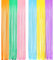 Pastel Tinsel Curtain Party Backdrop - GREATRIL Rainbow Foil Fringe Curtain Pastel Colour Photo Booth Streamers for Birthday Spring Easter Baby Bride Shower Ice Cream Unicorn Girls Party Decorations