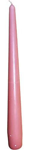 Tafelkerzen B-Ware Stabkerze Kerze Alt Rosa Spitzkerzen getaucht altrosa 25cm Dekokerzen 12x / 25x / 50x / 100x Kerzen (12)