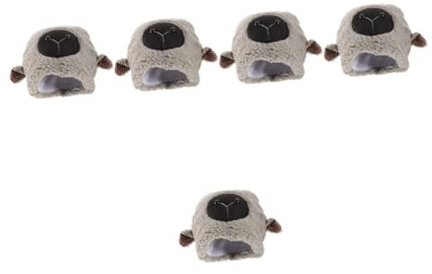 ibasenice 5St Hut mit Lammohren karnevals hut faschings hut weihnachtsmann mützen ideas Geschenkidee zubehör fotografie flauschige Kopfbedeckung Spielzeug Melonenhut Schaf Ohren Sherpa
