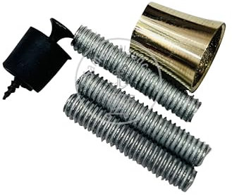 Samara Nautical Mittelgroßer Gehstock/Gehstock-Hardware-Kit, goldene Spitze