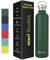 Stori Studios Vacuum Insulated Metal Water Bottle 1000ml(33oz), Stainless Steel Water Bottle, BPA Free Standard Mouth Flask, Double Wall Insulated Water Bottles For Travel, Work & Gym - Green