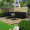 SECOLI Garten Lounge Set loungemöbel Outdoor Gartenmöbel Set Aluminium Balkonlounge BalkonSofa alu Ecklounge Sofagarnitur -6-TLG