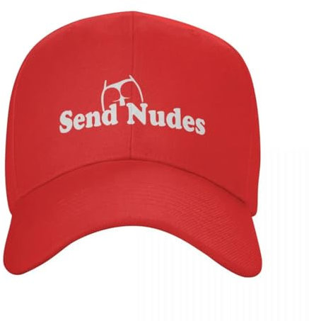CWCMZDH Baseballmütze Baseballkappe Punk Send Nudes Baseball Cap Männer Frauen Atmungsaktive Papa Hut Sport Snapback Caps