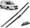 Xjjhyl Auto Scheibenwischer für Skoda Yeti 2016 2015 2014 2011 2010 2009 2008 24”+19”,Vorne + Hinten Wischer Klingen,Wischblatt Wischerblätter,hervorragende Sicht auf der Straße