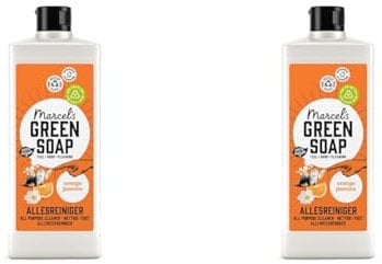 Marcel's Green Soap - Allzweckreiniger Orange & Jasmin- Oberflächenreiniger - 100% Umweltfreundlich - 100% Vegan - 97% Biologisch abbaubar - 750 ml (Packung mit 2)