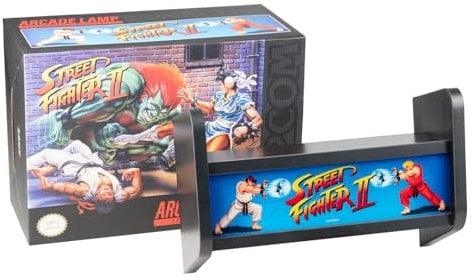 Grupo Erik LED Lampe Street Fighter LED Licht Deko Regal - Stimmungslicht Schreibtisch - Wandlampe Innen Kinder und Erwachsene Zubehör - Offizieller Street Fighter Fanartikel