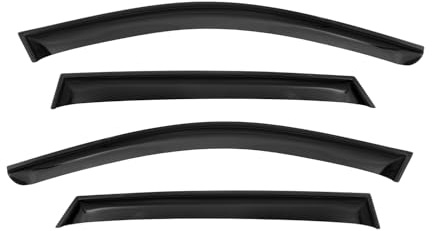 FROSCH Passform windabweiser für Skoda Yeti, 2009-2018, SUV 5 Türen, 4 TLG.
