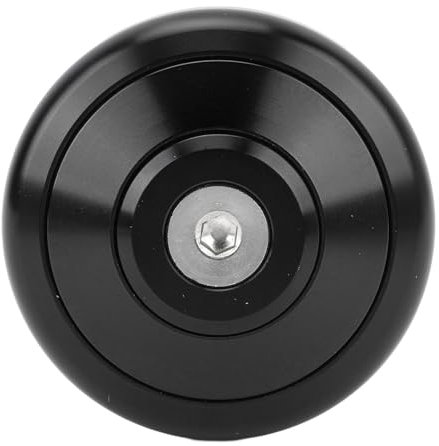 Motorrad-Radkappen, Hohe Härte, Motorrad-Zubehör, Rad, Reifen, Ventilkappen, Aluminiumlegierung, Vorderrad-Mittelnabenkappe, Ersatz für Vespa GTS 150 300 GTS (Schwarz)