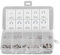 120Pcs E Clip Sicherungsring Beibehaltung Ring Edelstahl Sortiment Set Kit für Lager
