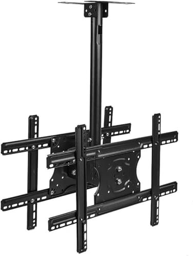 PMCIGQTH TV-Wandhalterung, Decken-TV-Halterung, doppelseitige TV-Halterung für 32-75 Zoll Flachbildfernseher für 26-70 Zoll Fernseher