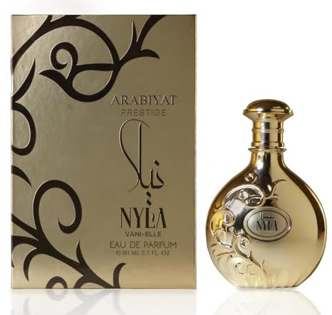 Arabiyat Prestige Nyla Vani-Elle Eau de Parfum, Uni, Vanille & Jasmin, 90 ml