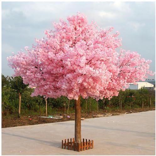 250 * 250cm,Albero di ciliegio Artificiale, Albero di ciliegio Rosa Chiaro Fatto a Mano, con Rami di ciliegio in Fiore, per Decorazioni per Matrimoni all'aperto e al Chiuso
