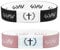 XFSRG Bibel Vers Armband für Damen Männer mit NFC Chip Christliches Armband mit Bibelversen Täglicher Zugriff per Scan Glaube Zubehör für Christen und Katholiken (Schwarz)