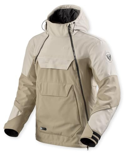 REV'IT! Revit Altair H2O wasserdichte Motorrad Textiljacke, sand, XL | Wasserdicht