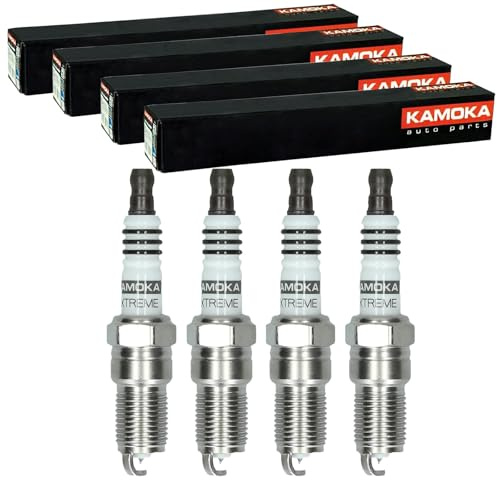 4x Kamoka Zündkerzen 7100037 | 4x 7100037 passend für 4-Zylinder 3 5 6 Mpv MX-5