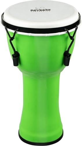 Nino Percussion Synthetische Djembe, Grün
