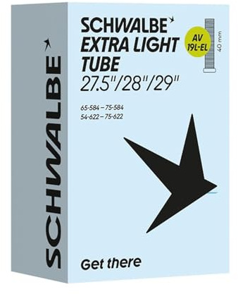 Schwalbe Fahrradschlauch AV19L-EL EXTRA Light 54/75-584/622 IB AGV 40mm