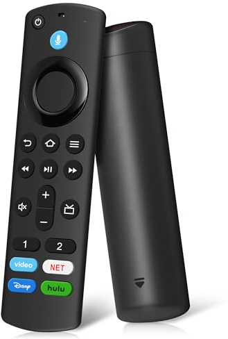 Télécommande vocale de rechange pour toutes les séries FireSeries, Stick 4K Max/4K (1ère/2ème génération) et tous les téléviseurs Fire-TCL Cube, TV Stick (2e/3e génération)/Lite/HD, et pour Insignia