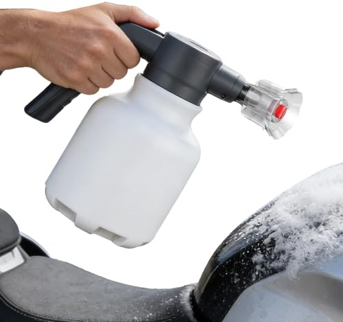 Pulverizador De Espuma Eléctrico para Lavacoches,Dispensador De Botella Portátil Recargable De 2 litros - Pulverizador A Presión Inalámbrico Recargable para Lavado De Coches, Jardín Y Hogar