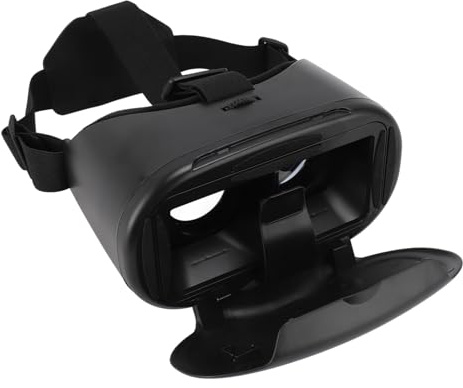 Cuifati Lunettes de réalité Virtuelle avec Verres Anti-lumière Bleue, Casque de réalité Virtuelle 3D pour Smartphones de 5 à 7 Pouces, avec Réglage Pupillaire de 58 à 75 Mm et Prise en