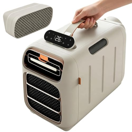 Klimagerät Wohnmobil mit praktischem Tragegriff und Überlastschutz, 4 Betriebsarten inklusive Schlafmodus, geeignet für 5–13 m² Zelte Lieferwagen und Haustierzonen Cooling+Heating
