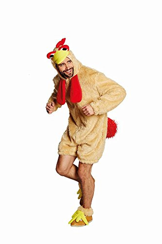 Rubie's Unisex Kostüm Hahn Overall Stulpen Karneval Fasching Gr.L