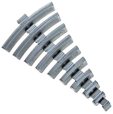 Stix Schlaggewichte Set 5-50g 250 Stück Zink Auswuchtgewichte Sortiment Alu Felge ZN