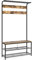 Vicco Garderobe Fyrk, Flurgarderobe, Eiche rustikal/Schwarz, 100 x 190 cm