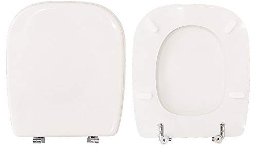 Toilettensitz D-Code Duravit Holz beschichtet mit Polyesterharz weiß by HYDRO HOME