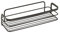Metaltex Mensola Rettangolare, Nero, 26x10x6